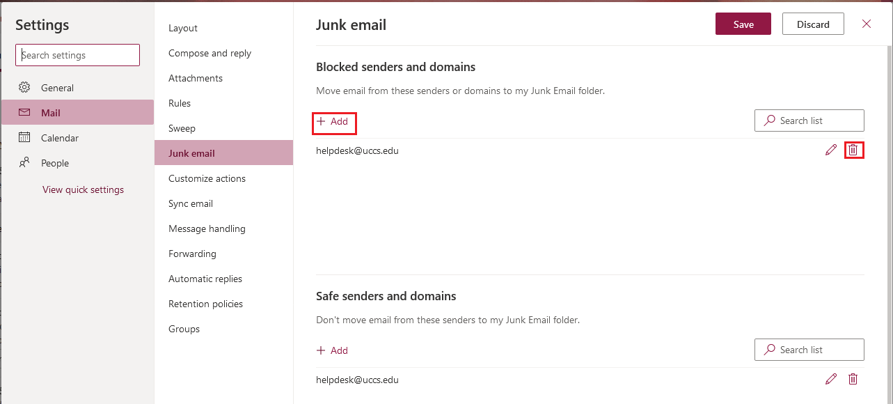 Help Desk Knowledge Base > Manage Blocked or Allowed Senders (OWA) > image2019-11-20_14-45-35.png